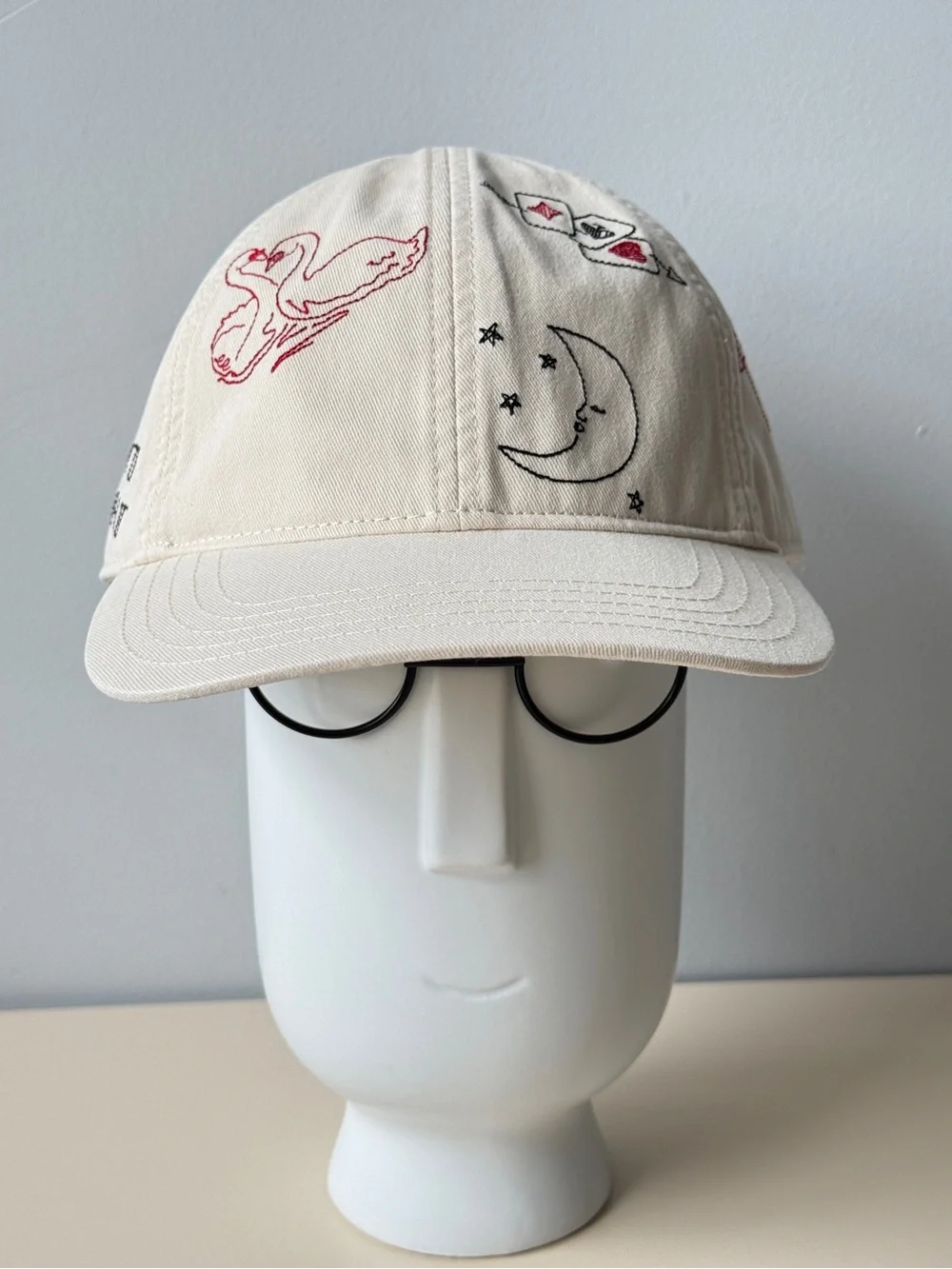 Madewell J.Crew Doodle Tattoo Embroidered Baseball Cap Hat - NWT